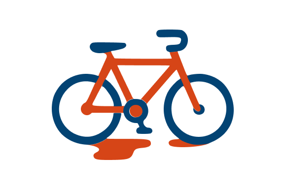 Bicycle Cartoon Style Graphics and Illustrations