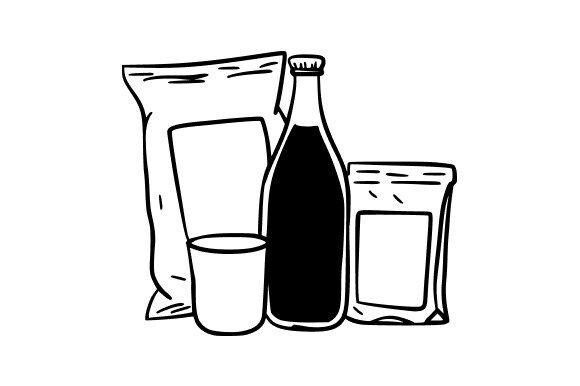 Cereal Box Outline: Graphics & Illustrations for Creative Projects