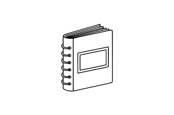 Closed Notebook Clip Art: Graphics and Illustrations for Real Projects