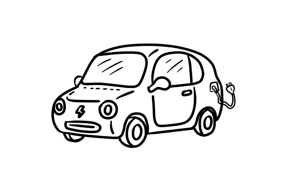 Compact City Car Graphics and Illustrations