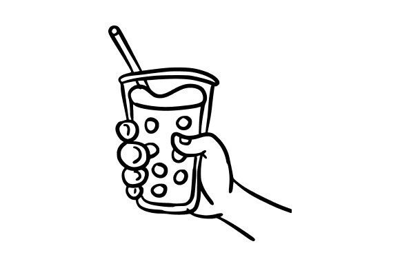 Refreshing Drink with Ice Graphics
