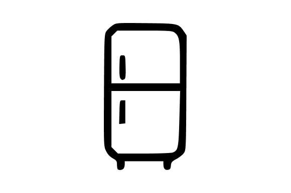Refrigerator Kitchen Appliance Graphics and Illustrations