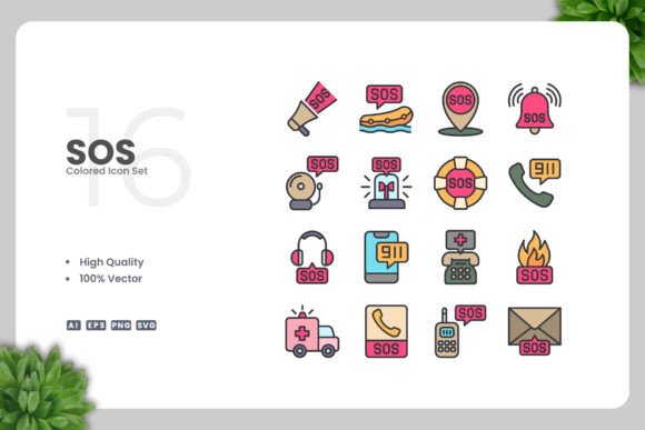 SOS Colored Icons Review